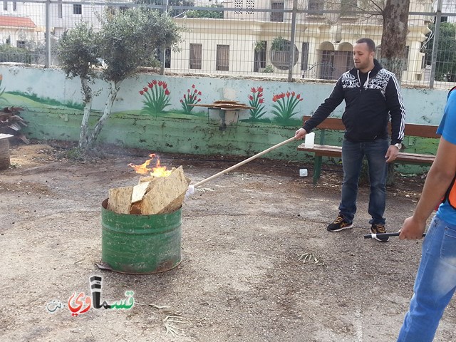 يوم تمرين الدفاع المدني في المدرسة الثانوية للعلوم والتكنولوجيا-كفر قاسم –كلية سخنين